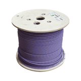 Bobina de Cable Blindado S/FTP de 4 pares, Cat7A, Inmune a Ruido e Interferencias, LS0H (Bajo humo, Cero Halógenos), Color Violeta, 305 m - SILYMX