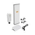 Kit de radio A5x con antena N545X2, 4.9 a 6.4 GHz, 700 Mbps, hasta 64 usuarios concurrentes, Monitoreo a travez de la nube, incluye jumper y montaje