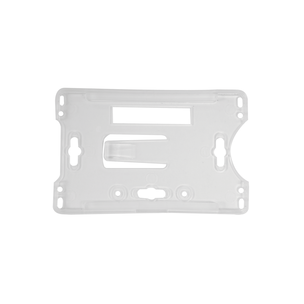 Porta tarjeta de plastico ABS Transparente Compatible con tarjetas ACCESSCARDEPC PROCARDX o Formato CR80 ACCESS-HOLDERA - SILYMX