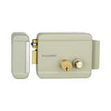 Cerradura Eléctrica con botón de salida/ Incluye Llave / Exterior / Izquierda - SILYMX