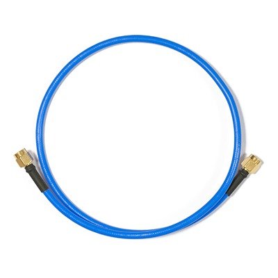Jumper MikroTik (Flex-guide) de 50 cm, Núcleo de Cobre-Plateado, Conectores SMA-Macho Inversos, Hasta 6 GHz. - SILYMX