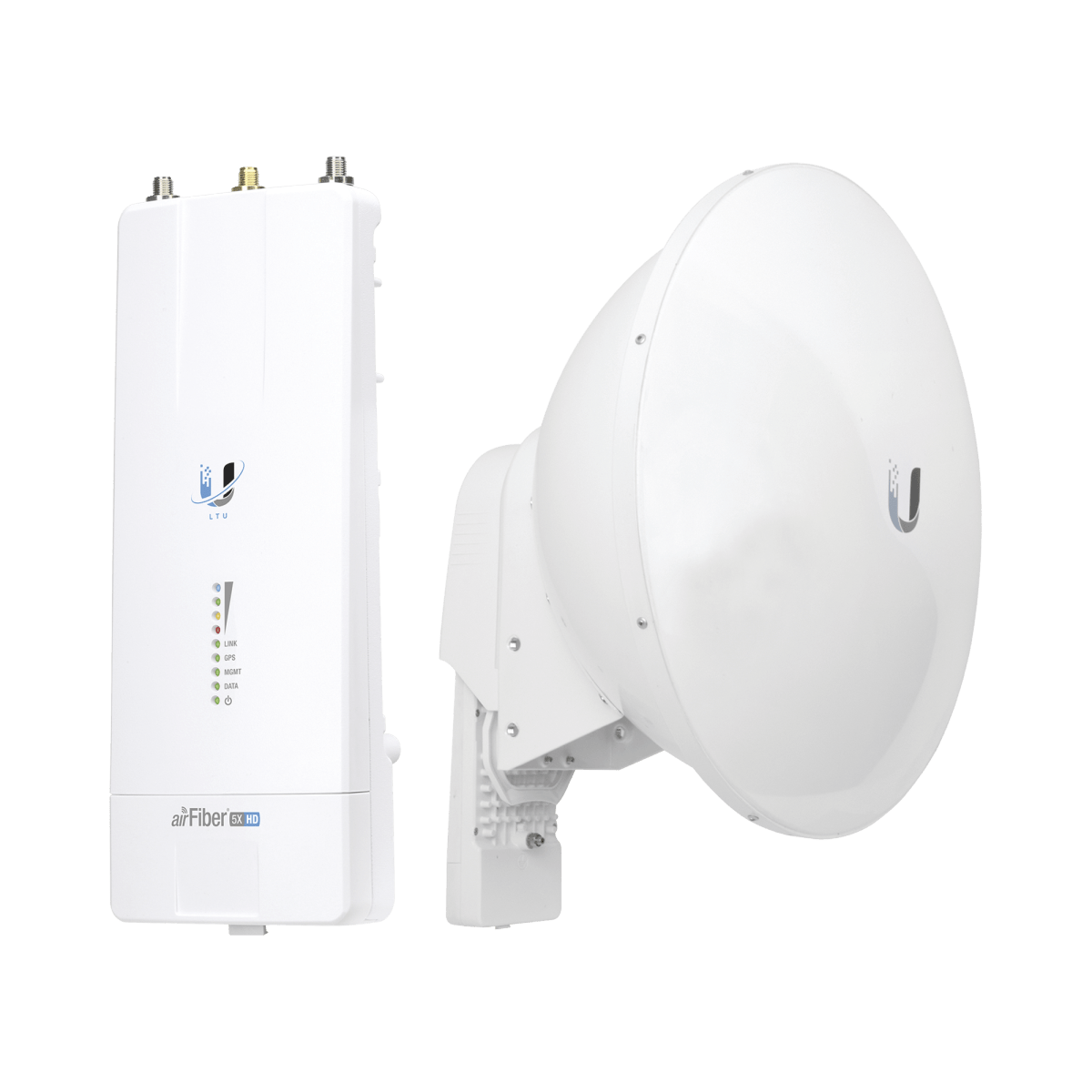 Airfiber Kit AF5X-HD con Antena Fiber 23 dBi Slam-45 - SILYMX