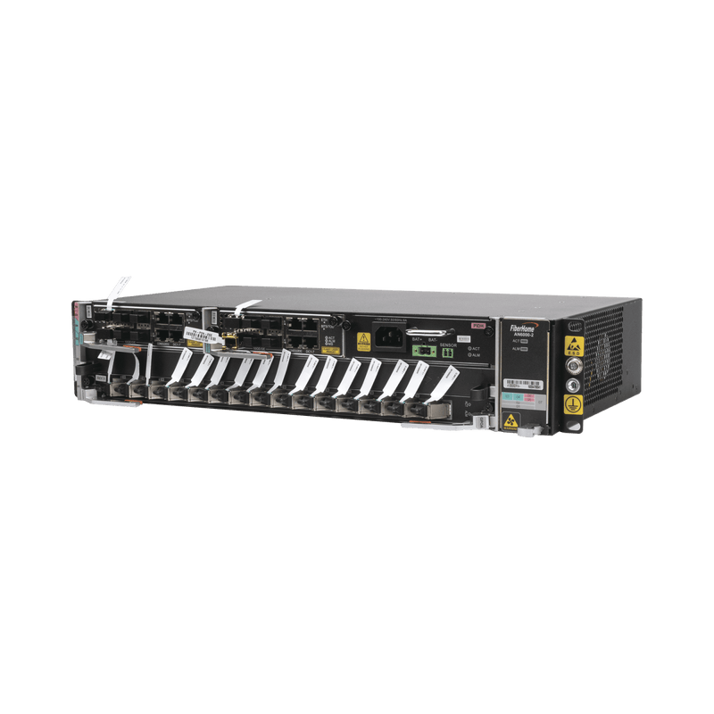OLT Carrier Class Modular GPON, 2 Ranuras, 1 Tarjeta GPOA de 16 puertos GPON, 1 Fuente de CA, 2 UR - SILYMX
