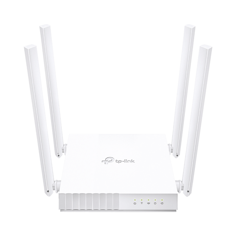 Router Inalámbrico doble banda AC, 2.4 GHz y 5 GHz Hasta 733 Mbps, 4 antenas externas omnidireccional, 4 Puertos LAN 10/100 Mbps, 1 Puerto WAN 10/100 Mbps - SILYMX