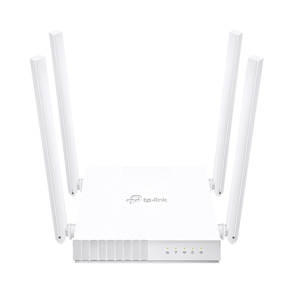 Router Inalámbrico doble banda AC, 2.4 GHz y 5 GHz Hasta 733 Mbps, 4 antenas externas omnidireccional, 4 Puertos LAN 10/100 Mbps, 1 Puerto WAN 10/100 Mbps - SILYMX