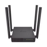 Router Inalámbrico doble banda AC, 2.4 GHz y 5 GHz Hasta 1200 Mbps, 4 antenas externas omnidireccional, 4 Puertos LAN 10/100 Mbps, 1 Puerto WAN 10/100 Mbps, Versión 6 - SILYMX
