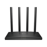 Router inalámbrico AC Wave 2 1900 doble banda 1 puerto WAN 10/100/1000 Mbps y 4 puertos LAN 10/100/1000 Mbps, MIMO 3X3, Beamforming - SILYMX