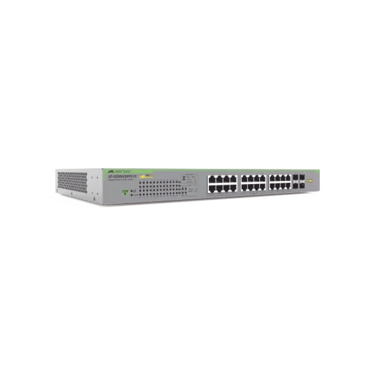 Switch PoE+ Gigabit WebSmart de 24 puertos 10/100/1000 Mbps + 4 puertos SFP Gigabit, 185 W, Version 2 - SILYMX