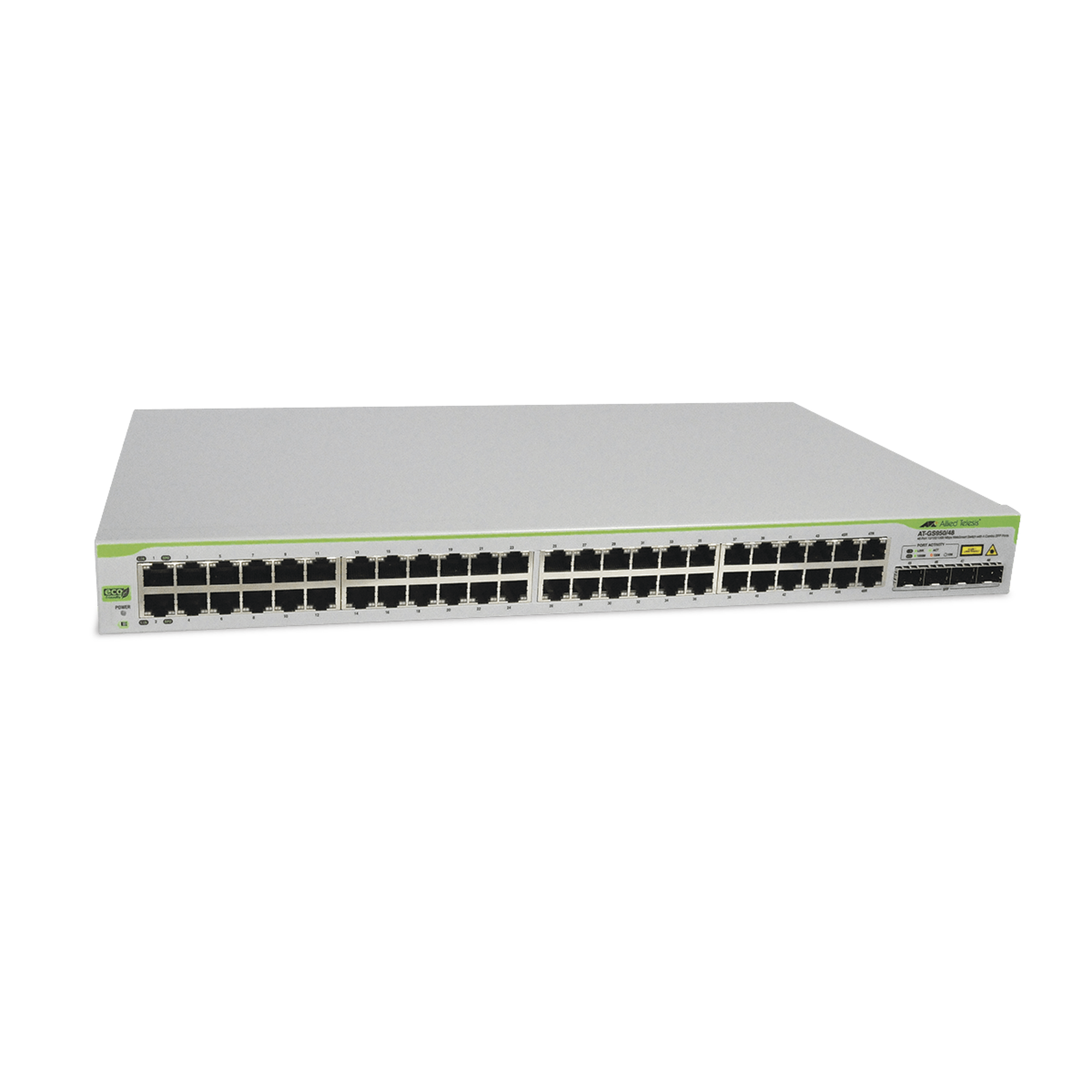 Switch Gigabit WebSmart de 48 puertos 10/100/1000 Mbps (4 x Combo) + 4 puertos gigabit SFP Combo - SILYMX