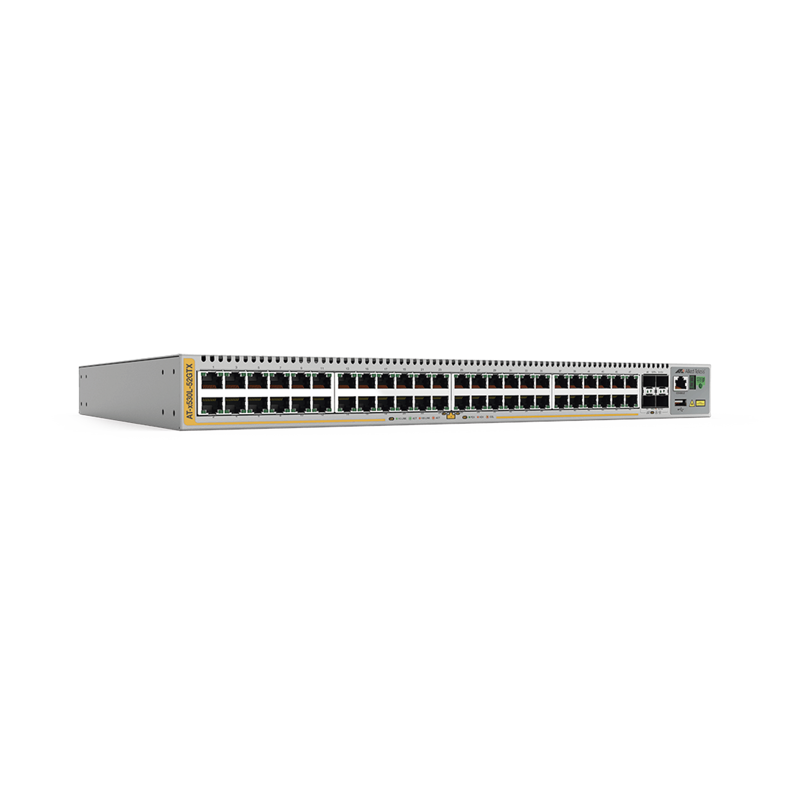 Switch inteligente de distribución o core, Stackeable, Capa 3, 48 x 1000 Mbps + 4 x SFP+ 10 G, Doble fuente de alimentación redundante - SILYMX
