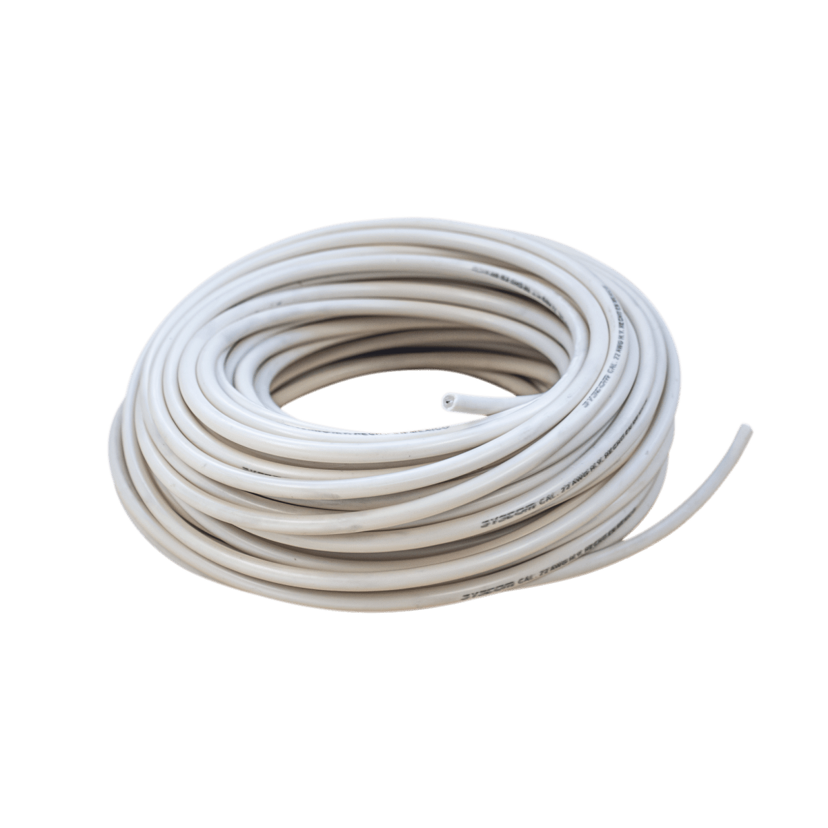 Cable doble aislado de alta durabilidad para cercas electrificadas Bobina con 25 mts (Cable bujia) - SILYMX