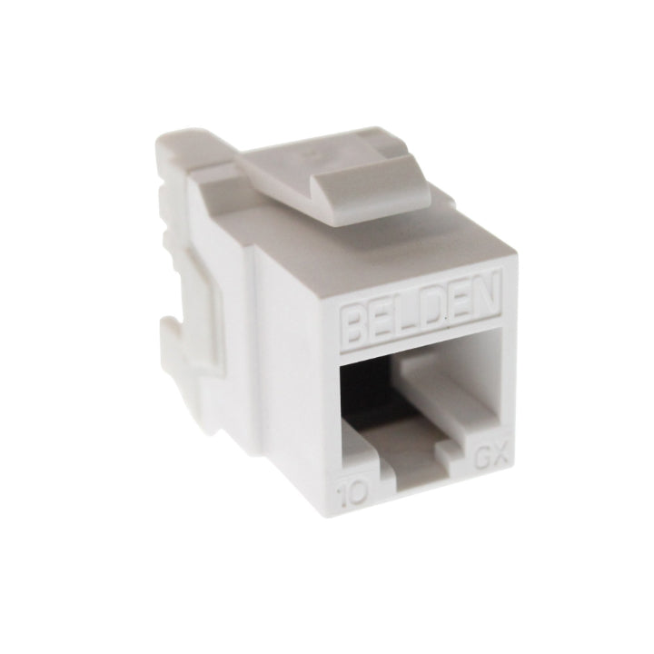 Módulo Jack Rj45 Tipo Keyconnect Con Terminación 110 Categoría 6A 22 A 26 Awg De Impacto Blanco Ax102282 Belden - SILYMX