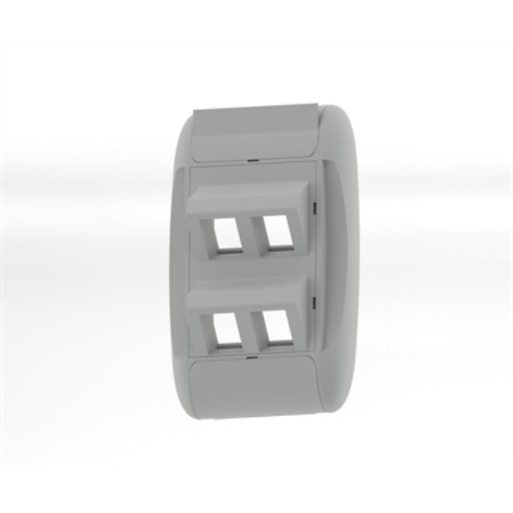 Kconn Mflex Fp Kit 4-P Elec Wh Sg Angled Belden Ax102433 - SILYMX