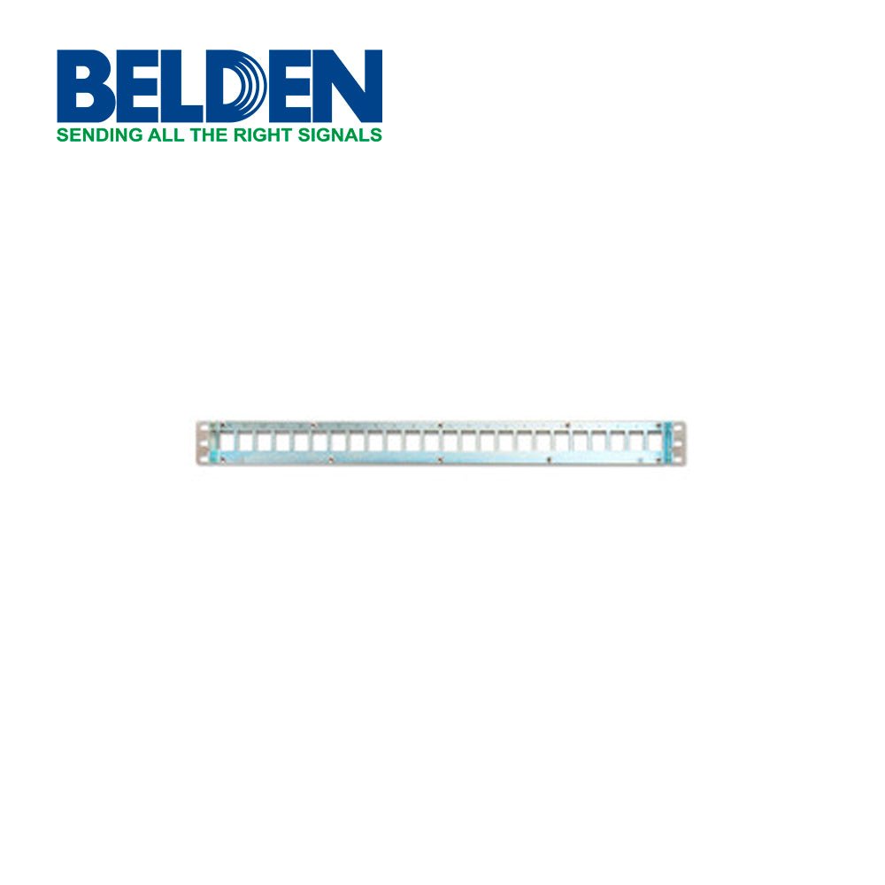 Patch Panel Modular Blindado Ax104563 Belden 24 Puertos 1 Ur Titanium (vacio) Keyconnect - SILYMX