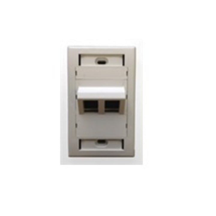 Placa de Pared Belden KeyConnect de 4 Puertos Gris - SILYMX