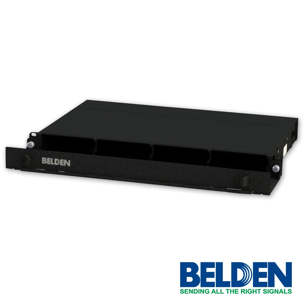 Belden Charola para Rack 1U 48 x 42.5cm Negro - SILYMX