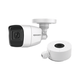 KIT DE CÁMARA + MONTAJE / Cámara Bala TURBOHD 2 Megapixel (1080p) / Gran Angular 106° / Lente 2.8 mm / 25 mts IR EXIR / Exterior IP66 / 4 Tecnologías / dWDR - SILYMX
