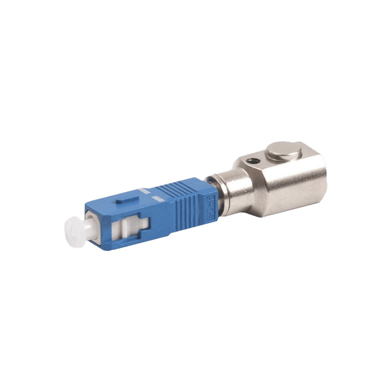 Adaptador de Fibra Óptica desnuda para realizar mediciones y pruebas en hilos de fibra sin conector - SILYMX