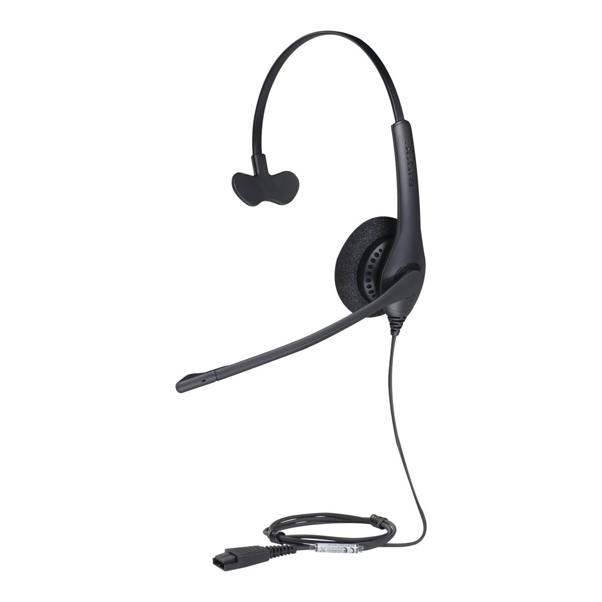 Jabra Biz 1500 Mono, auricular profesional con cancelación de ruido, ligero y cómodo ideal para contact center con conexión QD (1513-0157) - SILYMX