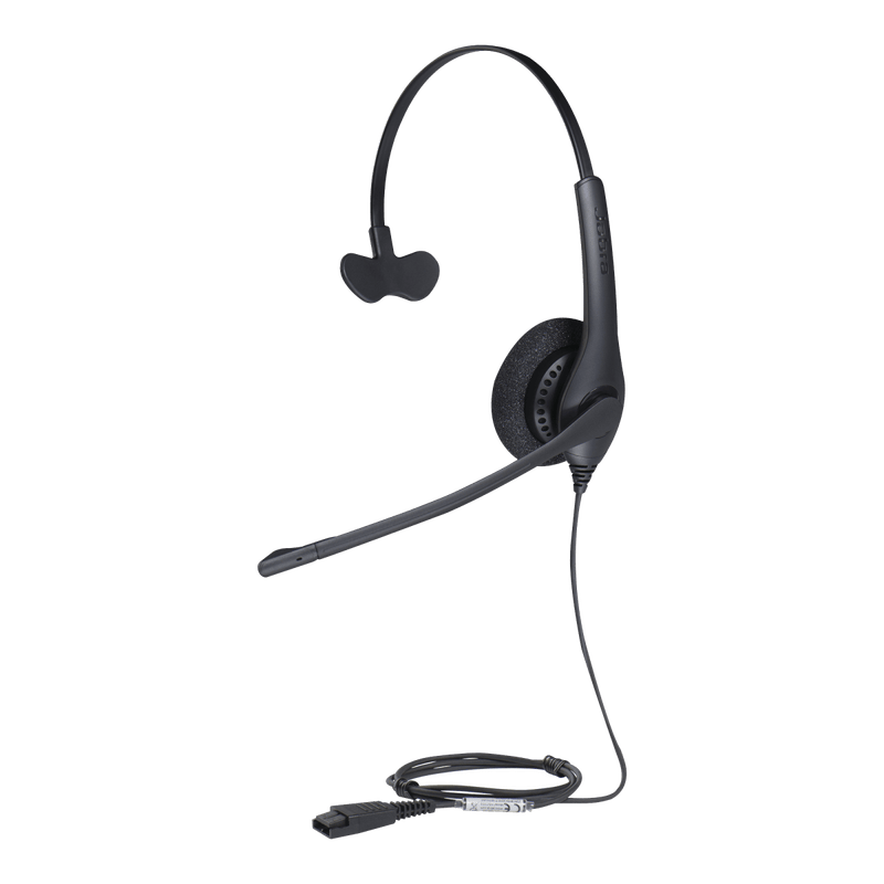 Jabra Biz 1500 Mono, auricular profesional con cancelación de ruido, ligero y cómodo ideal para contact center con conexión QD (1513-0157) - SILYMX