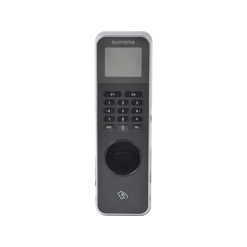 Lector de Huella Suprema IP67 Con Teclado y Lector de Tarjetas RFID(125kHz EM & 13.56MHz MIFARE, MIFAREPlus, DESFire/EV1), y BLUETOOTH - SILYMX
