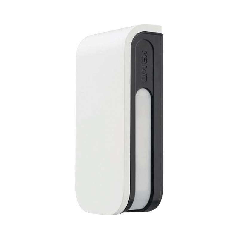 Sensor de Movimiento / 24 Metros de Detección / 100% Exterior / Serie Shield de Optex / Diseño Estético y Formal / Cableado / Compatible con cualquier panel de alarma - SILYMX