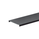 Tapa Para Canaleta Ranurada De 1 In De Ancho 1828.8 Mm De Largo Color Negro - SILYMX