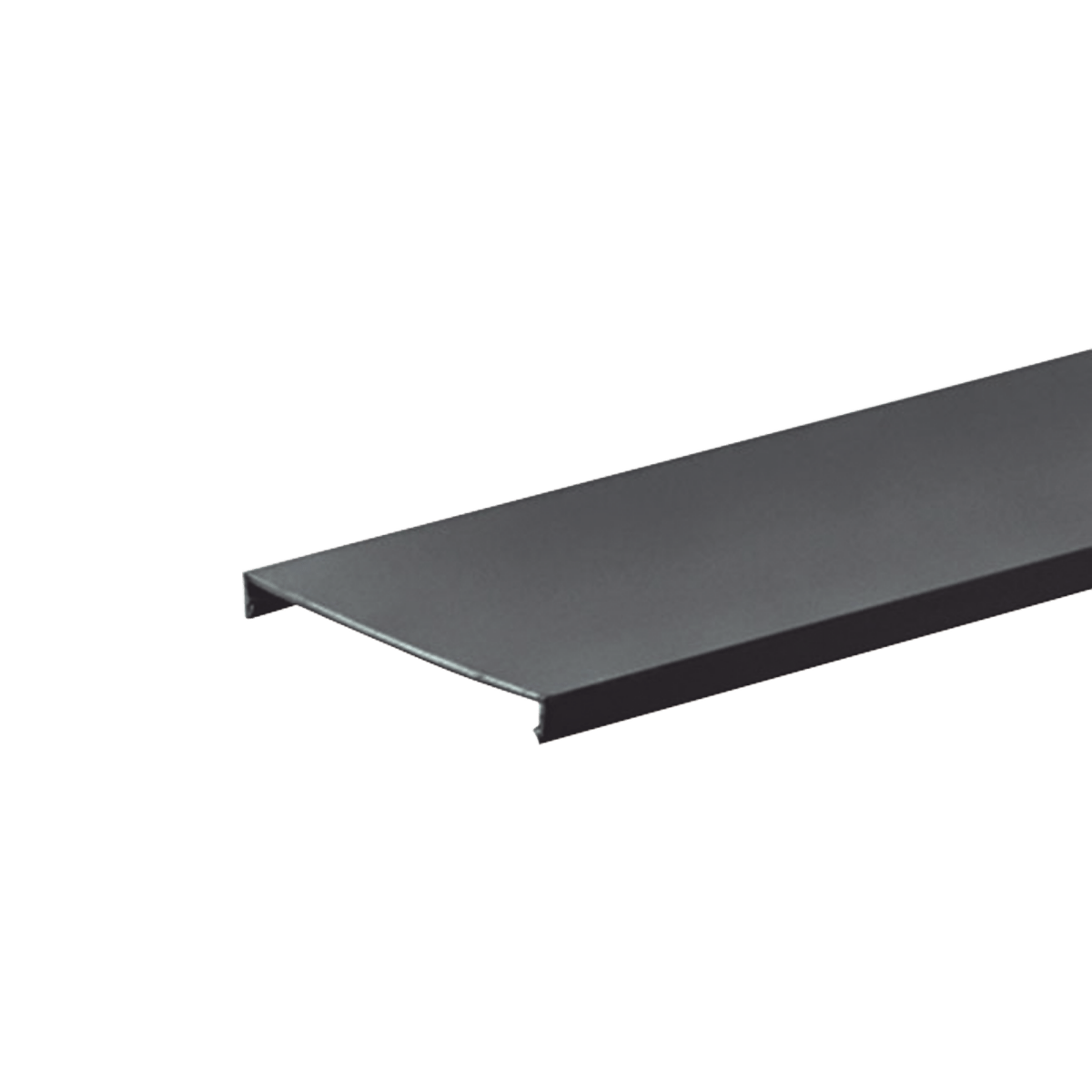 Tapa Para Canaleta Ranurada De 1 In De Ancho 1828.8 Mm De Largo Color Negro - SILYMX