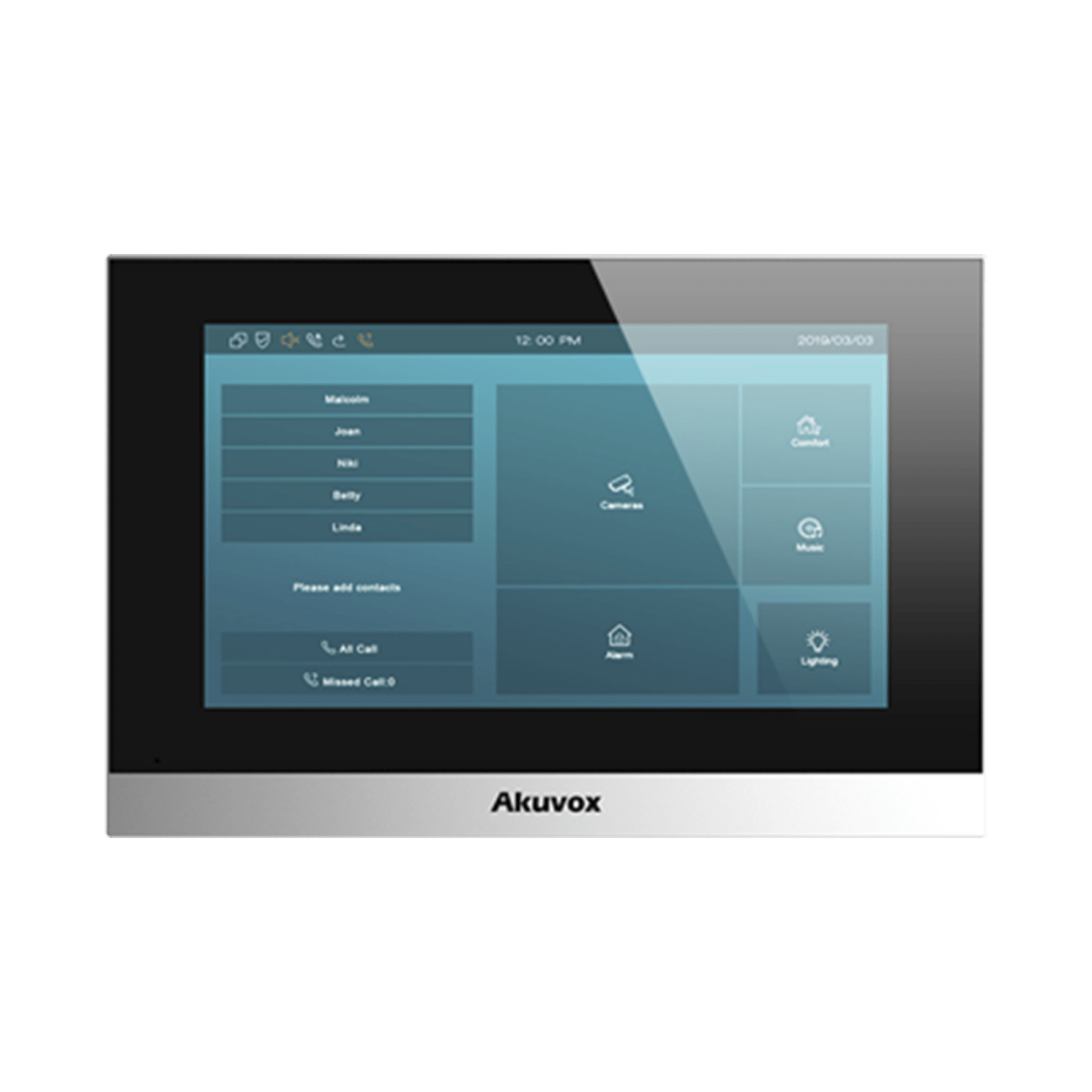 Monitor Linux de 7 Pulgada para interior / Intercom SIP / Compatible con cualquier frente de calle AKUVOX - SILYMX