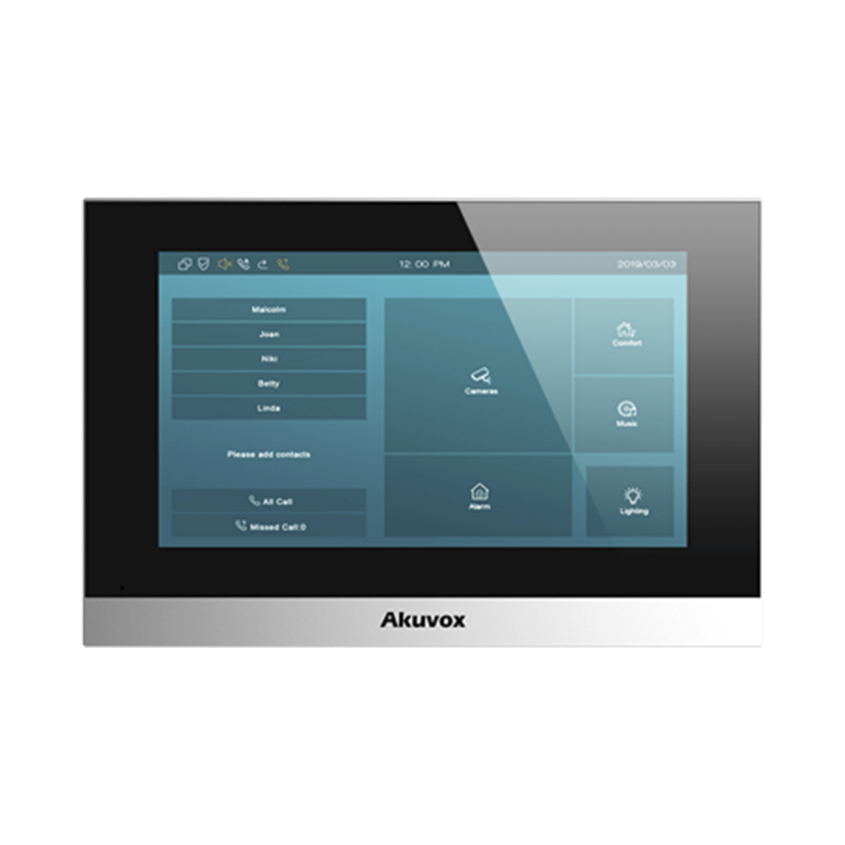 MONITOR ANDROID DE 7 PULGADAS P/ INTERCOM SIP - SILYMX