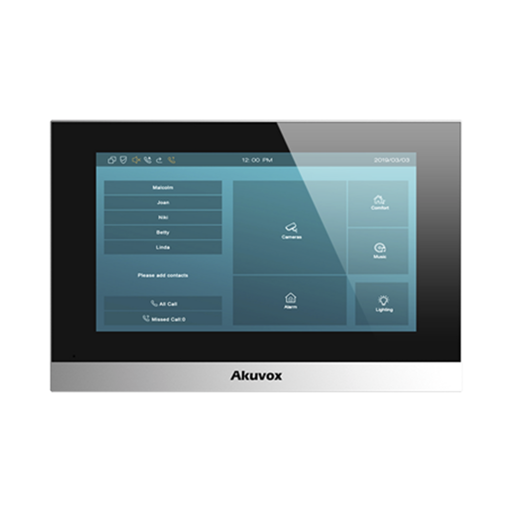 MONITOR ANDROID DE 7 PULGADAS P/ INTERCOM SIP - SILYMX