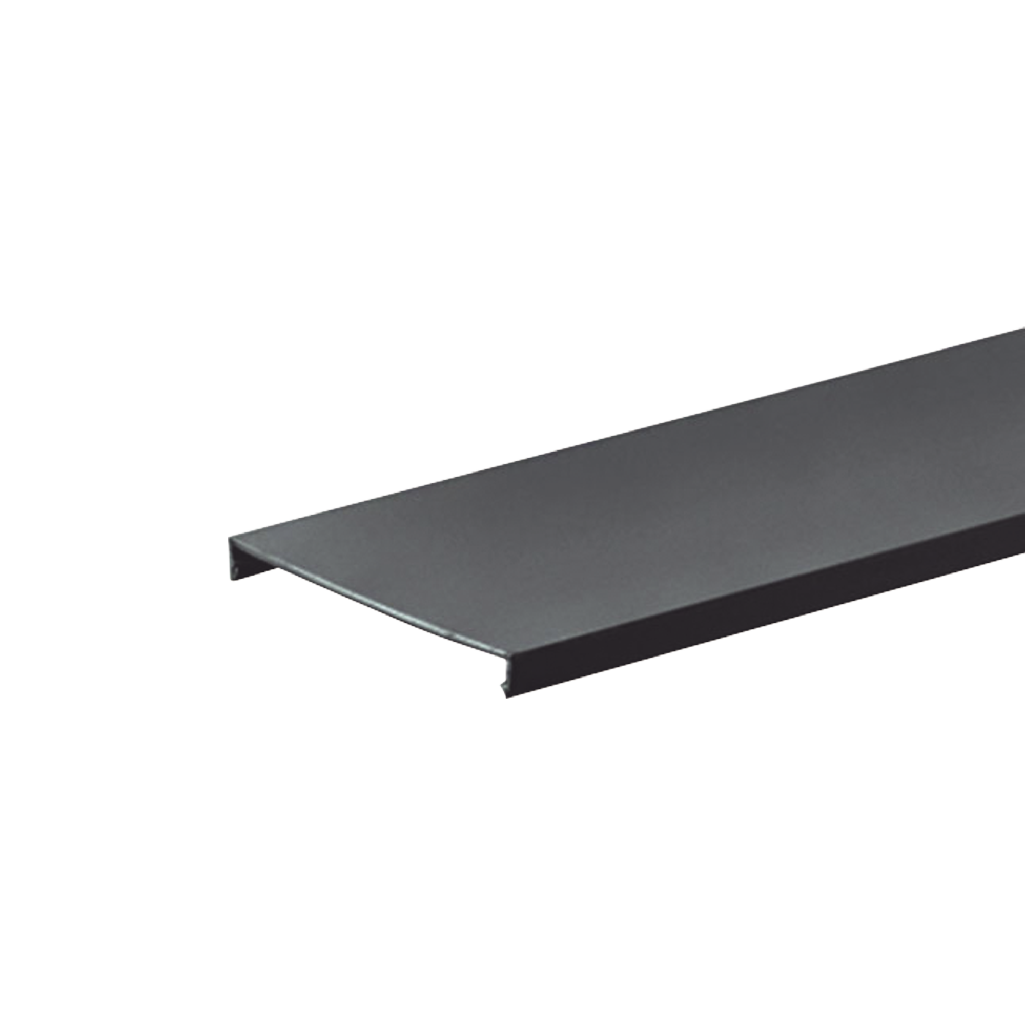 Tapa Para Canaleta Ranurada Tipo G De 3 In De Ancho 1828.8 Mm De Largo Color Negro - SILYMX