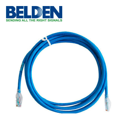 Patchcord Utp Cat6 Forro Pvc Azul Cmr-riser 4 Pares Calibre Conductor 24 Awg 100% Cobre Uso Interior Longitud 10 Pies 3 Metros