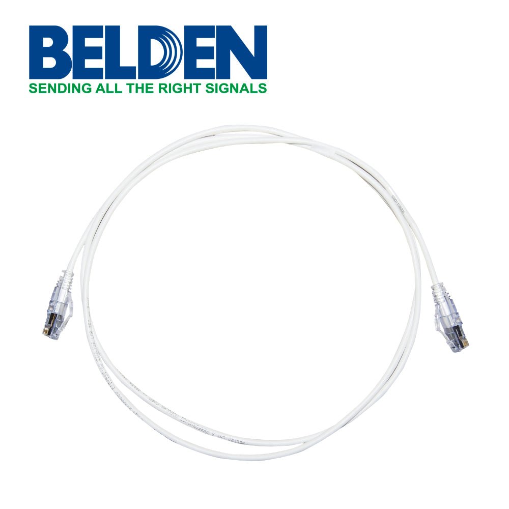 Belden Patch Cord Cat6 UTP RJ-45 Macho - RJ-45 Macho 1.5 Metros Blanco C6D1109005 - SILYMX
