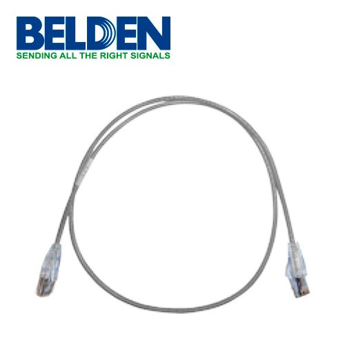 Belden Patch Cord Cat6a UTP RJ-45 Macho - RJ-45 Macho 90cm Gris CAD1108003 - SILYMX