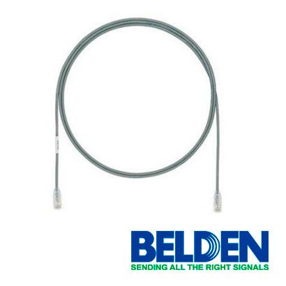 Belden Patch Cord Cat6a RJ-45 Macho - RJ-45 Macho 3.048 Metros Gris CAD1108010 - SILYMX