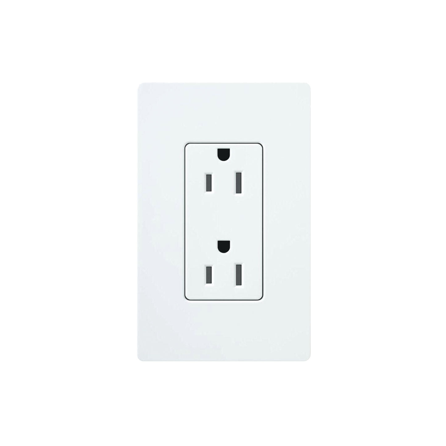 Tomacorriente, receptaculo convencional 120V, 15A, color blanco. - SILYMX