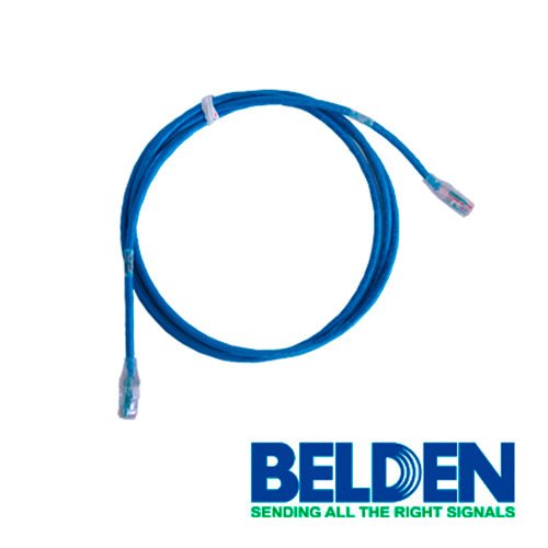 Patch Cord Belden Cat6+ RJ-45 Macho 2.1 Metros 7 Pies Azul C601106007 - SILYMX