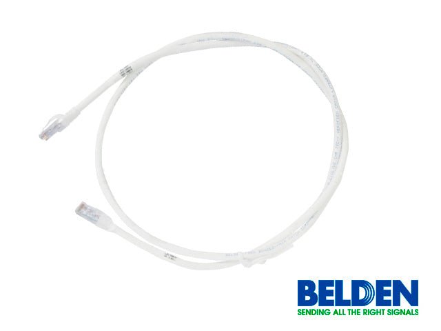 Belden Patch Cord 10GX Cat6a UTP RJ-45 Macho - RJ-45 Macho 1.2 Metros Blanco CA21109004 - SILYMX