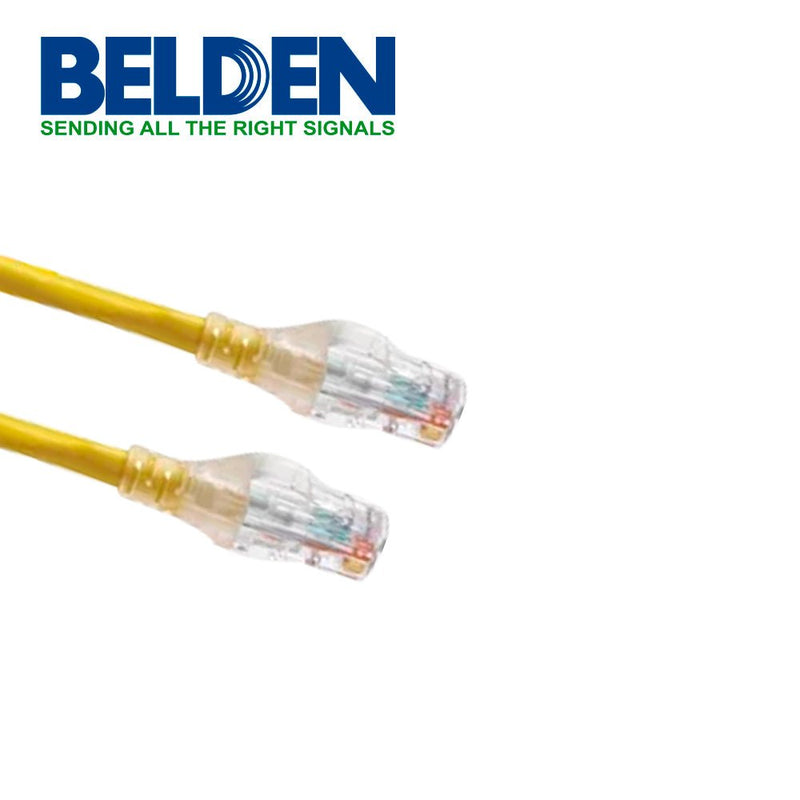 Patchcord Utp Cat6a Forro Pvc Amarillo 4 Pares Calibre Conductor 24 Awg 100% Cobre Uso Interior Esquema De Cableado T568a/b-t568a/b 1.2 Metros - SILYMX