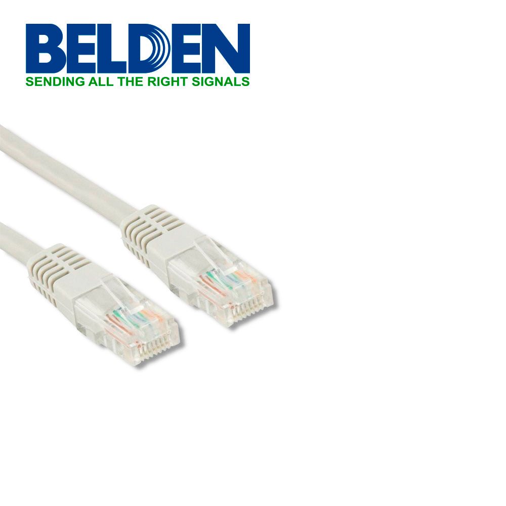 Belden Patch Cord Cat6 UTP RJ-45 Macho - RJ-45 Macho 1.2 Metros Blanco C6D1109004 - SILYMX