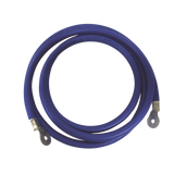Cable para Baterías, 2.2 m Azul Calibre 2 AWG con Terminales de Ojo en Ambos Extremos - SILYMX