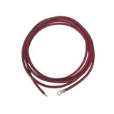 Cable para Controlador 3.0 m, Rojo, Calibre 8 AWG con Terminal de Ojo en un Extremo - SILYMX