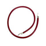 Cable para Baterías 1 m, Rojo, Calibre 2 AWG con Terminales de Ojo en Ambos Extremos - SILYMX