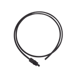 Cable Fotovoltaico 1.5 m, Negro, Calibre 10 AWG con Terminal MC4-H en un Extremo - SILYMX
