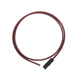 Cable Fotovoltaico, 1.5 m, Rojo, Calibre 10 AWG con Terminal MC4-M en un Extremo - SILYMX