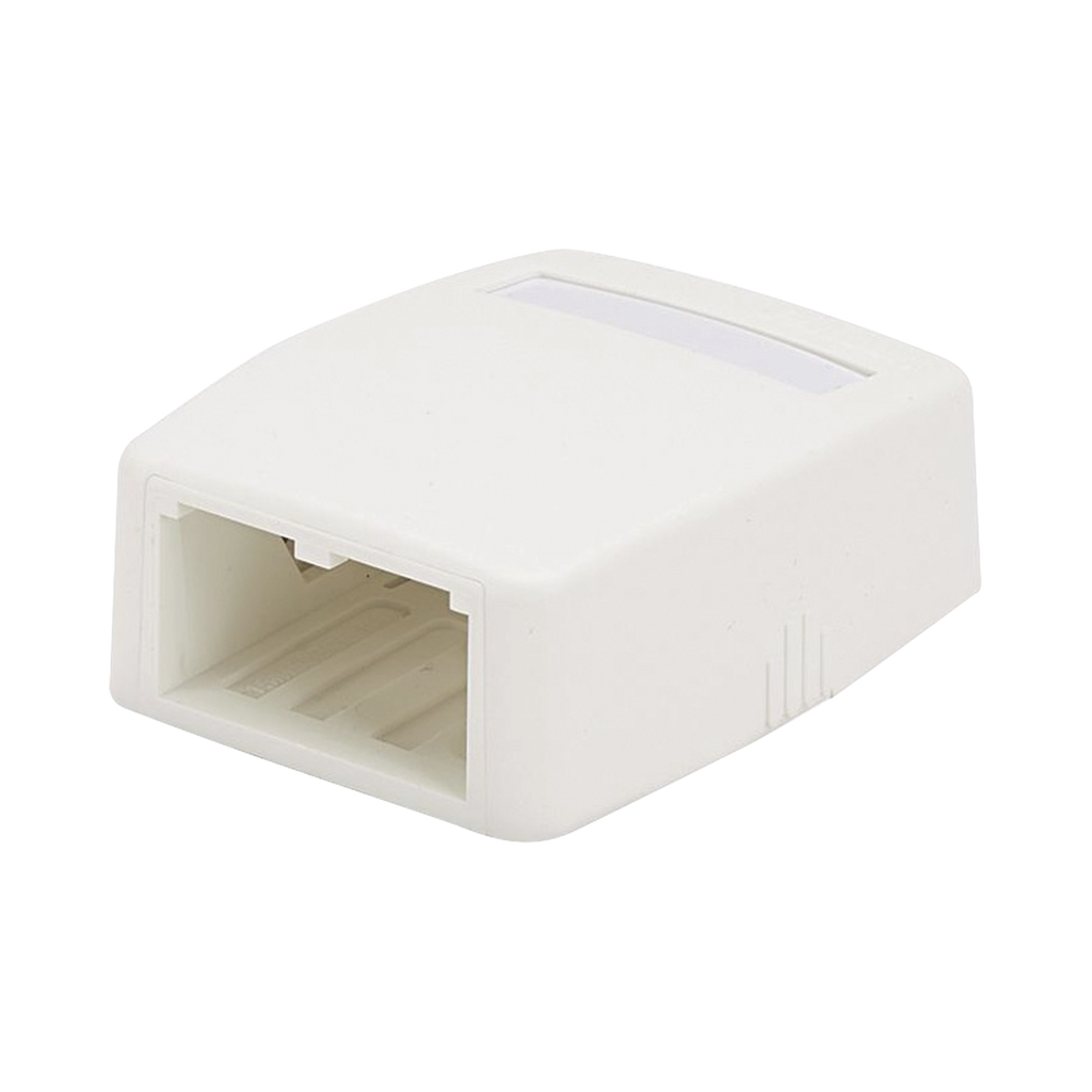 Caja De Montaje En Superficie Panduit Para 2 Módulos Mini-Com Color Blanco
