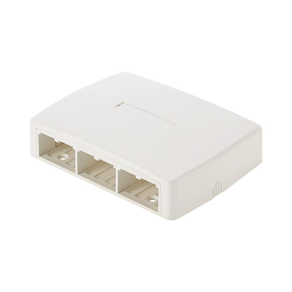 Caja De Montaje En Superficie Panduit Para Para 6 Módulos Mini-Com Color Blanco - SILYMX