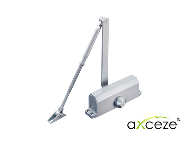 Brazo Cerrador De Puertas Ax-doorc120 Marca Axceze Puede Cerrar Una Puerta De Hasta 120 Kg Instalación En Interiores Fácil Instalación - SILYMX