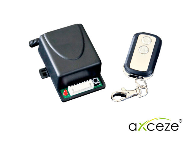 Receptor Inalambrico Con Control Remoto Axceze Ax-rec10 433.92mhz Soporta Hasta 29 Controles - SILYMX